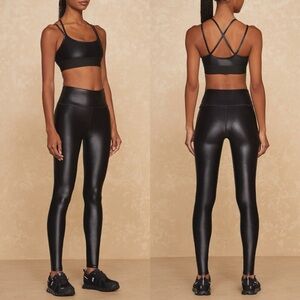 NOLI Black Liquid Leggings Studio to Street Size M NWT